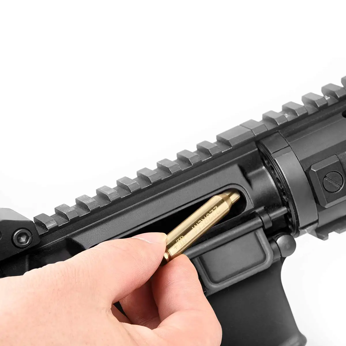 223 5.56mm Red Dot Laser Boresighter with Batteries Hunting Range 15 to 100 Yards