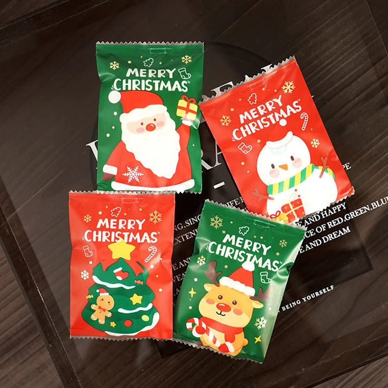 CookieCandyBagsChristmasSantaXmasTreeBoxXmasPartyFavorCandy