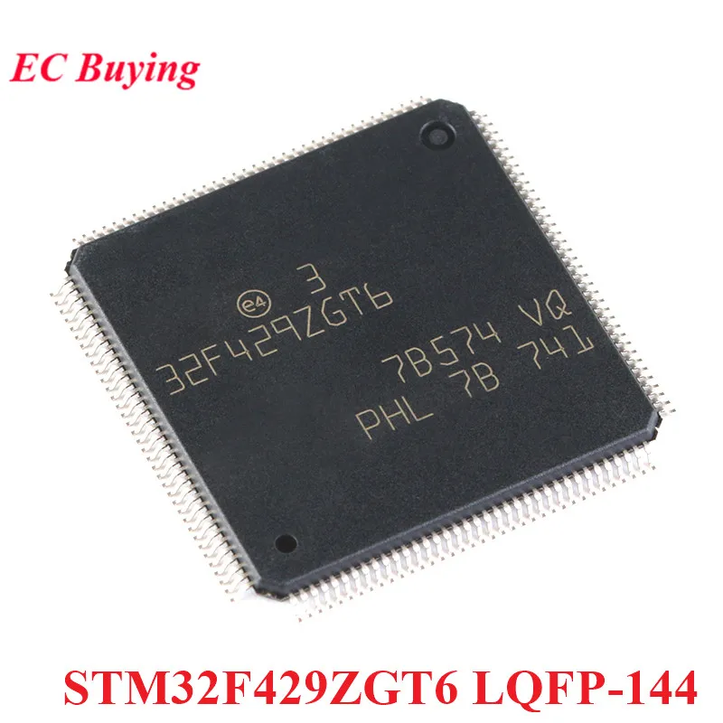 Muslimate Stm32 F429Zgt6 Stm32F429 F429Zg Lqfp-144 Arm Cortex-M4 Microcontrollore A 32 Bit Mcu Chip Ic Controller Nuovo Originale