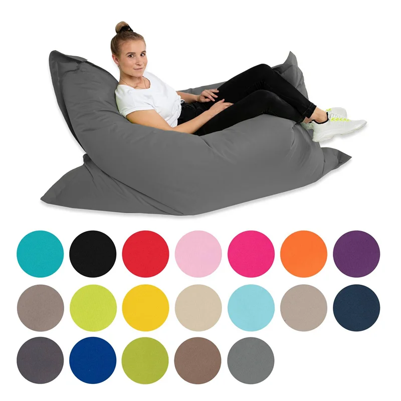Garden Outdoor Camping Bean Bags with Beans Bean Bag Cover Lazy Lounger Beach