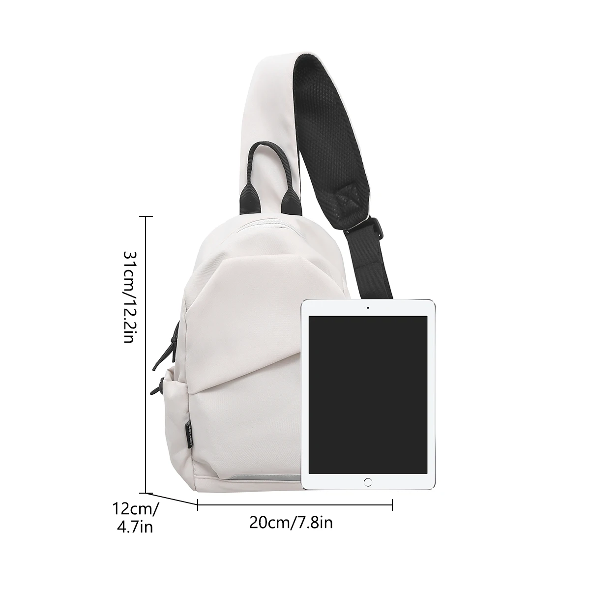 Crossbody Bag Men's Single Shoulder Small Backpack Chest Bag Women's Cycling Sports Mountain Climbing Boys Tablet Lightweight Mo