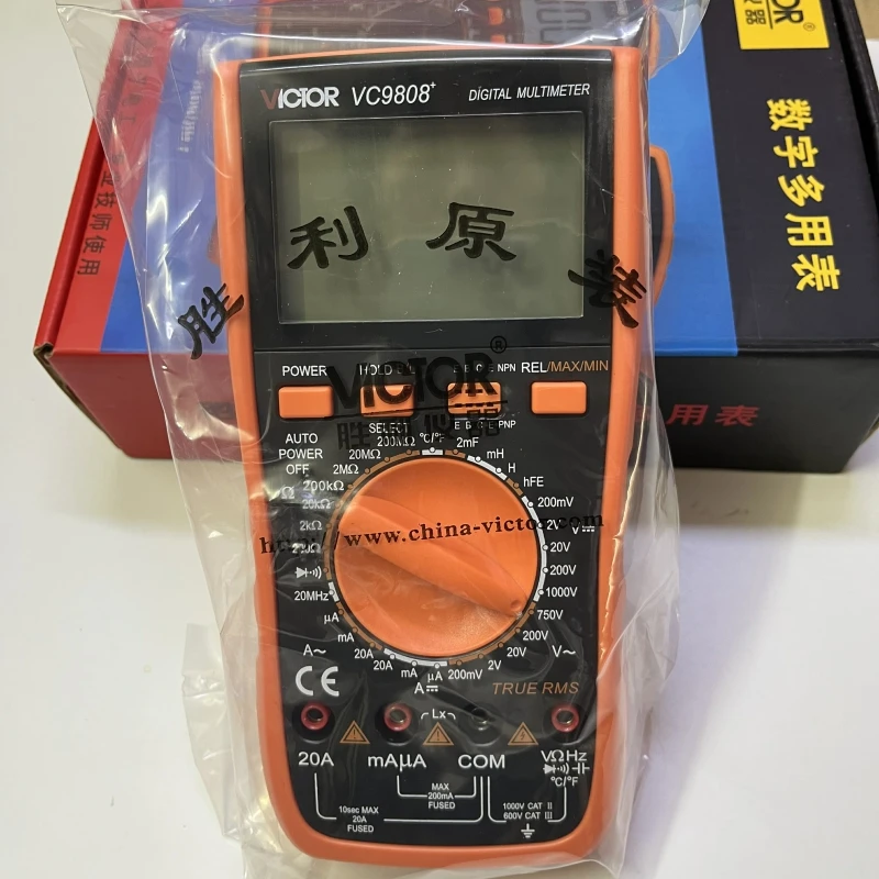 

Three and A Half Digit Multimeter VC9808A+universal Meter
