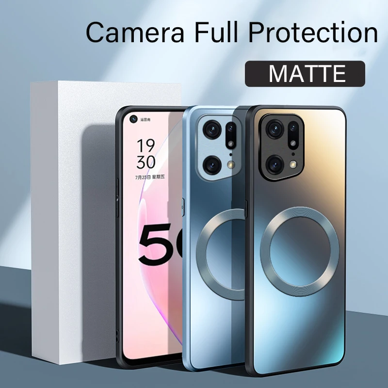 Premium Matte Silicone Frosted Phone Case with Magnetic Wireless Charging Compatibility