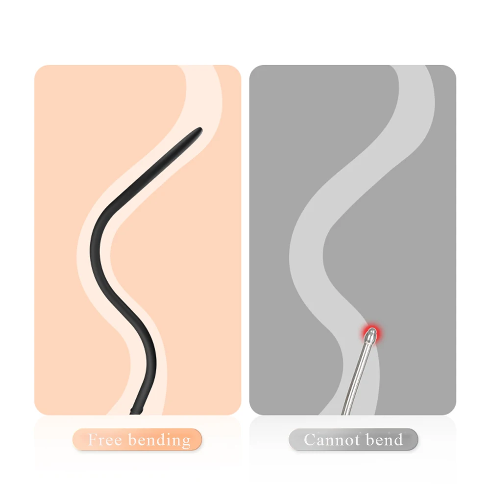 Soft Silicone Horse Eye Stick with Strong Suction Cup Urethral Dilation Stimulator Prostate Massage Men Masturbation Sex Toy penis sex toys