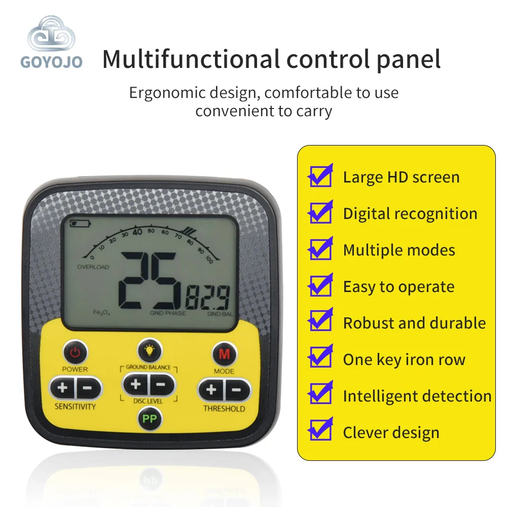Professional Underground Metal Detector 10M Depth With Waterproof 