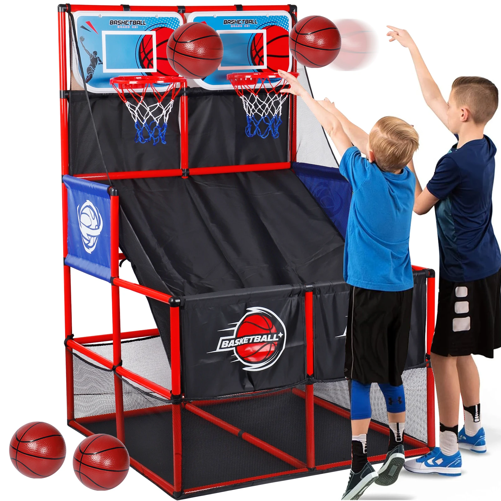 Juego de baloncesto arcade FunHoops para niños: aro de baloncesto