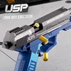 USP Throwing Shell Toy Gun Soft Bullet Airsoft Launcher Outdoor Sports CS Game Weapon Pistol Shooter Weapon for Children Gift 4