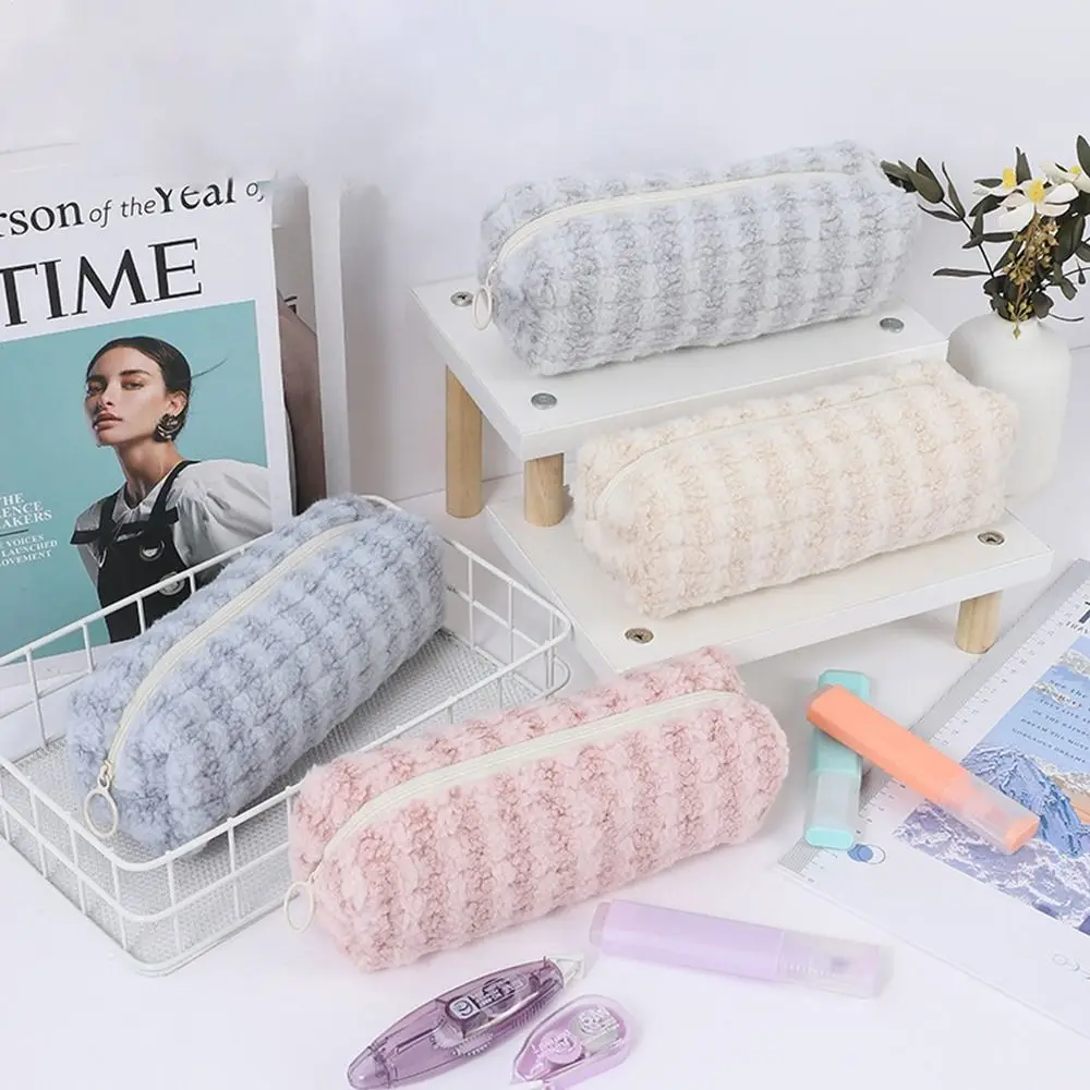 

Женский карандаш, плюшевая ручка, школьный карандаш, косметичка, Детская сумка, школьный карандаш