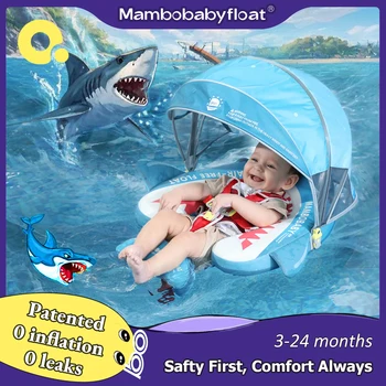 Mambobaby Baby Pool Float Vip 5 Dropshipping Blackproof Pool Mat For Infant Non-Inflatable Natation Buoy With Parasol Beach Toys 1