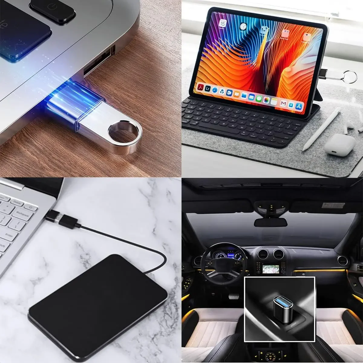 Universal Micro USB to USB OTG Adapter Cable