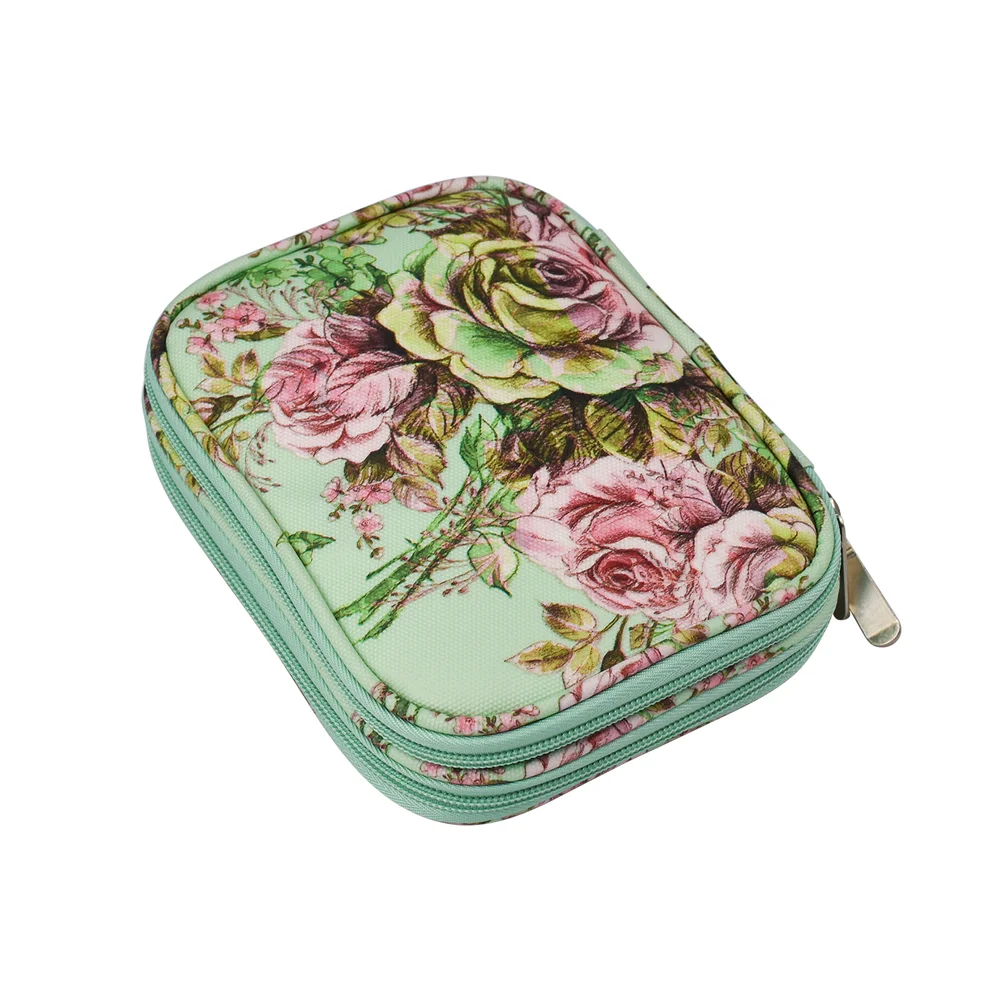 

19 X19cm Crochet Needle Storage Bag Knitting Round Tools Container Needles Organizer