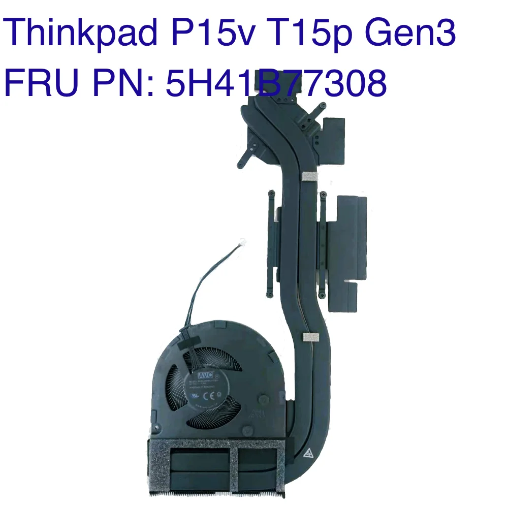Ventilador e Dissipador de Calor para Lenovo Thinkpad Refrigerador para T15p P15v Gen2 Gen3 At2c3002vv0 Cpu Bapa0908r2hy001 5h41b77308 5h41b7730 - Imagem 5