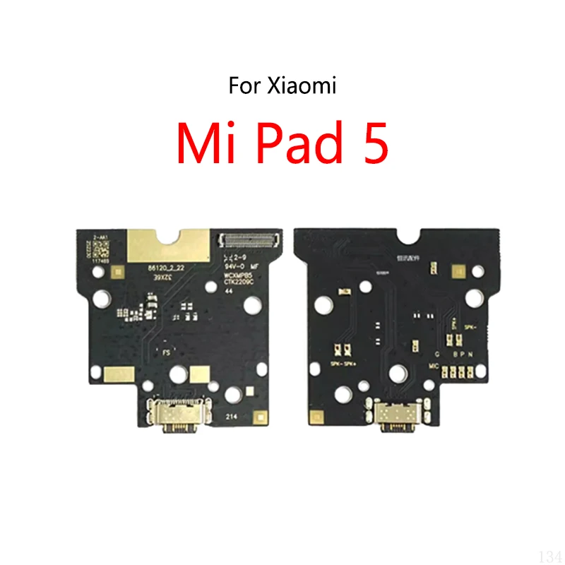 Port De Charge USB-C Pour Xiaomi Mi Pad 5 - Connecteur De Remplacement, Noir, Pièce D’origine