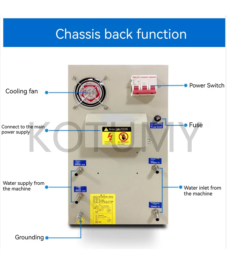 15KW Induction Heater Induction Heating Machine Metal Smelting
