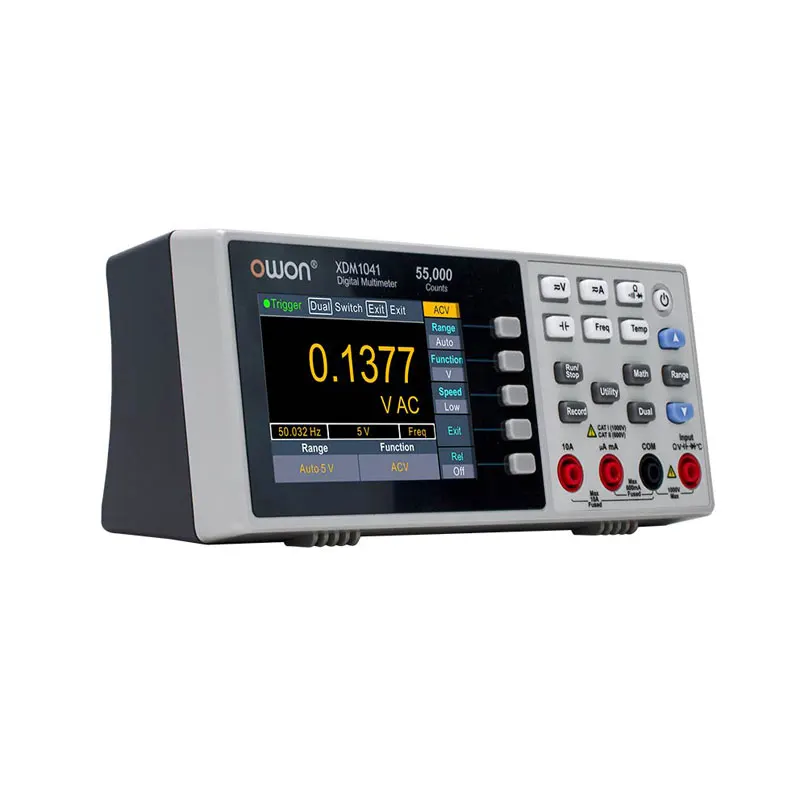 OWON XDM1241 XDM1041 4 1/2 Digital Multimeter Portable Bench True RMS DC/AC Current Voltage USB Multimetro Tester Meter digital multimeter multimeter tester