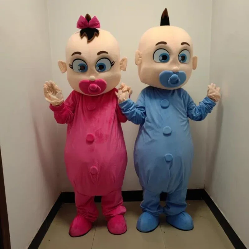 Mascot Costume 2 pcs Adult Both Baby Boy And Girl Christmas Fancy Dress Halloween Costume