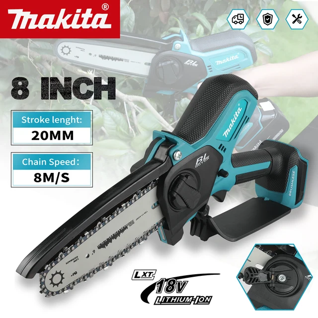 Makita 18V draadloze kettingzaag voor houtbewerking met kleine draagbare elektrische 6-inch houtzaagzall mini draagbare kettingzaag