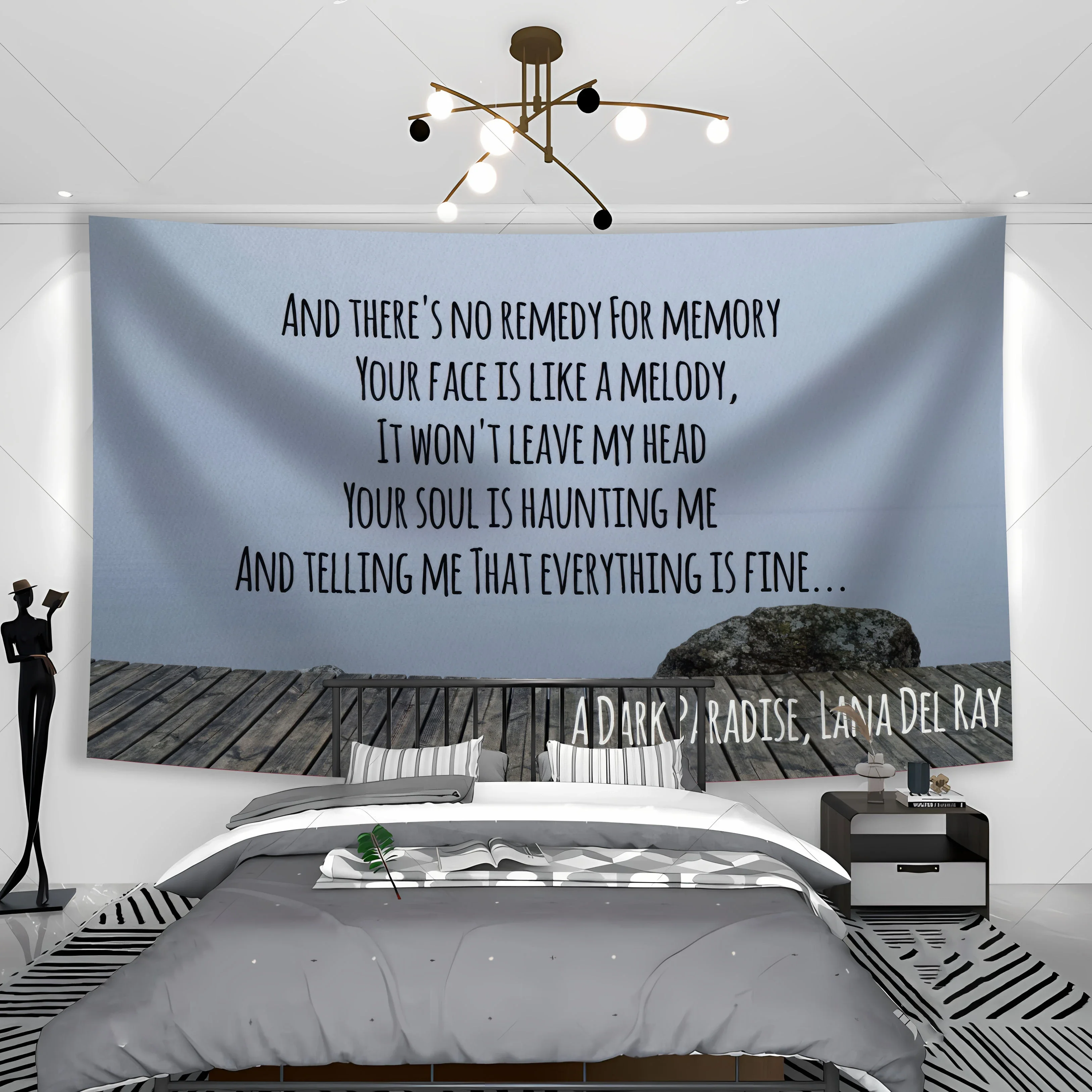 Ultraviolence Lana Del Reys Wall Decor Painting Tapestry Banner Flag Room Decoration Aesthetic Home Garden Meme,tapestry decor