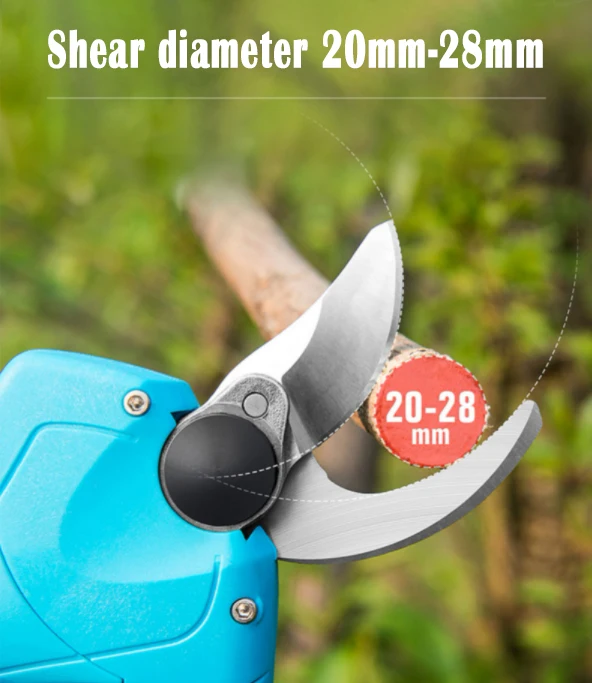Electric Pruning Shears Garden Scissors Fruit Tree Bushes Trimmer With High Altitude Extension Pole