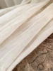 Japanese Home Wabi-Sabi Wind Small Press Crepe Linen Cotton Curtain Gauze Curtain Custom Light Micro Transparent People 4