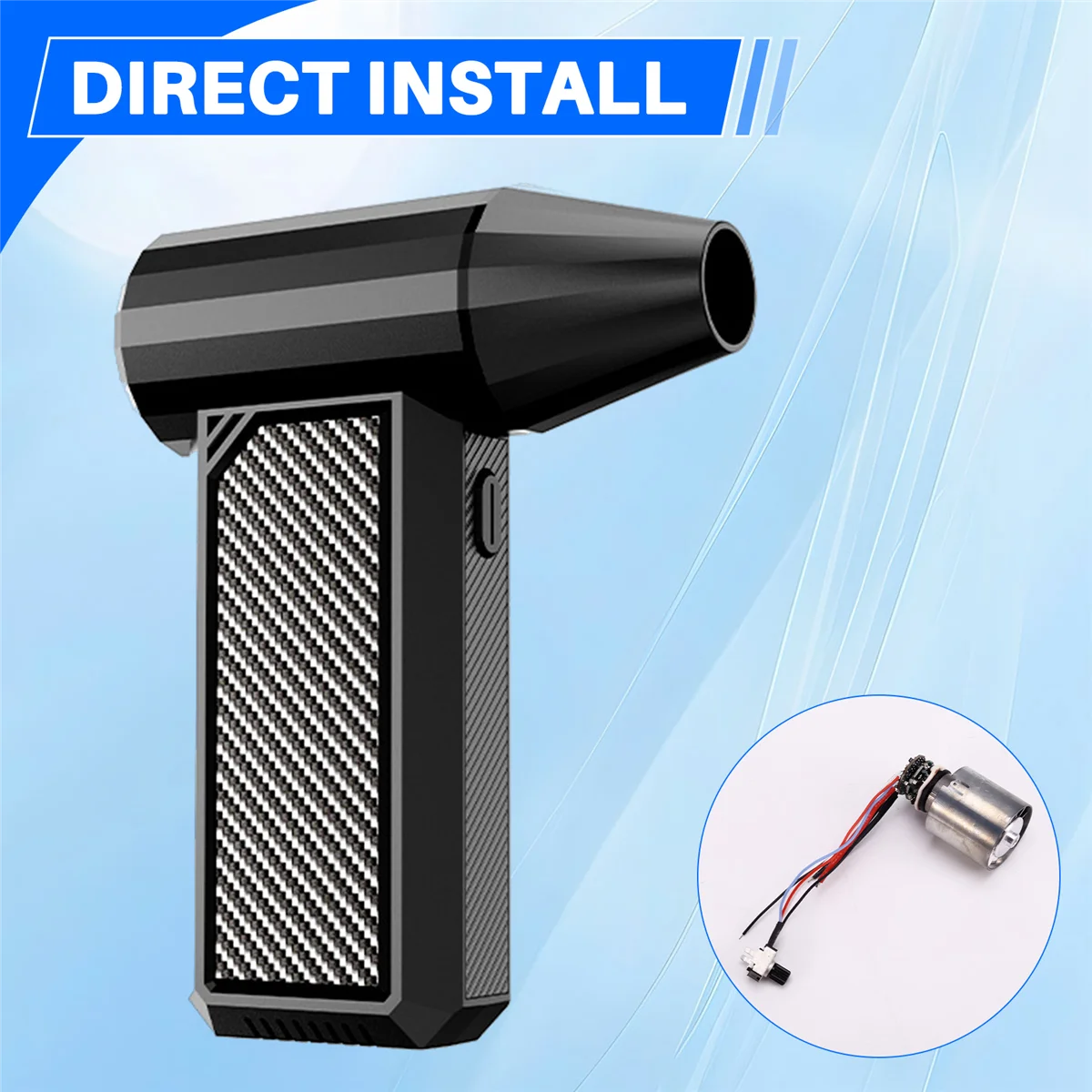 130000 RPM Brushless Motor Turbo Jet Fan Motor with Drive Board for Brushless Blower Violent Fan Brushless Motor 5