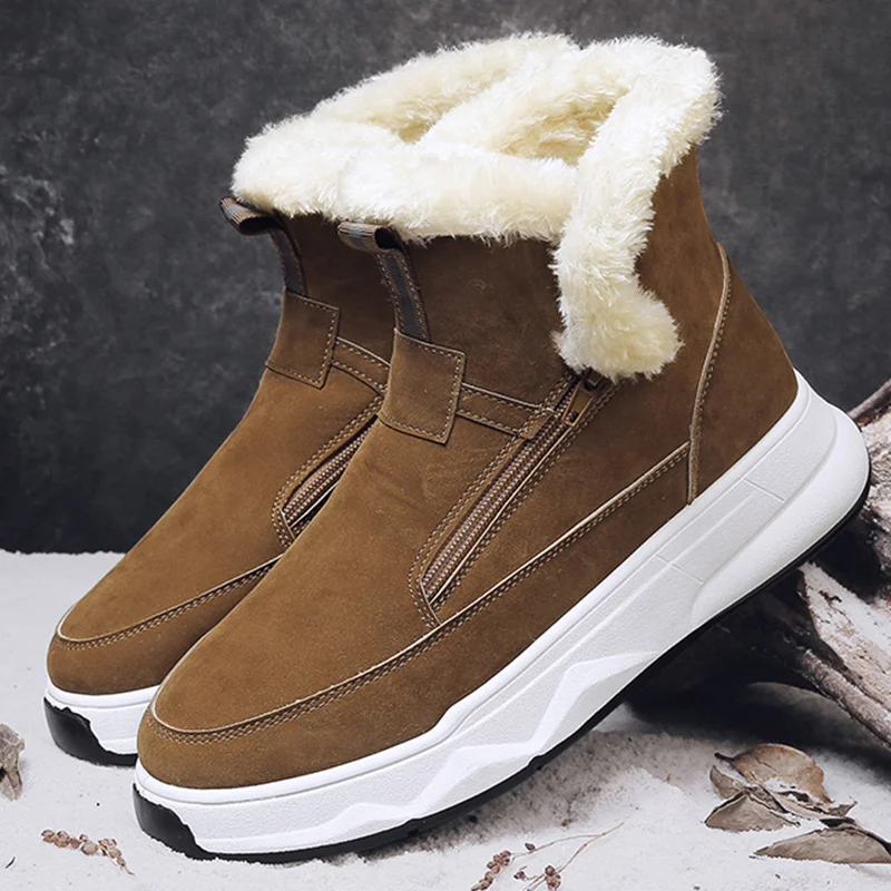 

Snow Men Boots Male Men's Sneaker Fashion Men's Winter Shoes Hiking Ankle Boots Comfortable Shoes Men Men's Work Shoes Footwear