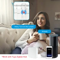 Zigbee Smart Curtain Driver Robot For Roman I Type U Type Curtains Track Alexa Google Home Control Zemismart Motor Drivers - Image 2