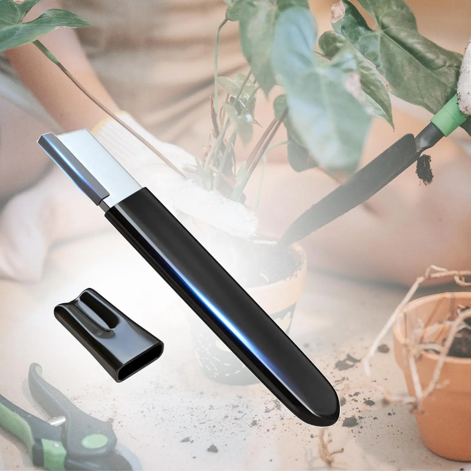 Gardening Pruning Sharpener Multipurpose Durable Portable Knife Sharpener for Kitchen Outdoor Mountaineering Household Camping