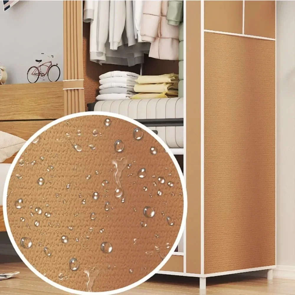 Wardrobes Non-Woven Cabinet Fabric Wardrobe Standing Storage Cabinet Bedroom Furniture storage cabinet fabric wardrobe cloth wardrobe
