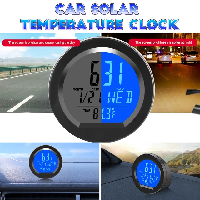 Inexpensive LCD Clock for Car dashboard 