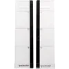 Sticky Note Holder 30 X 8 X 2cm Memo Board Office School Tiny Storage Transparent Wear-resistance Acrylic Creative 6