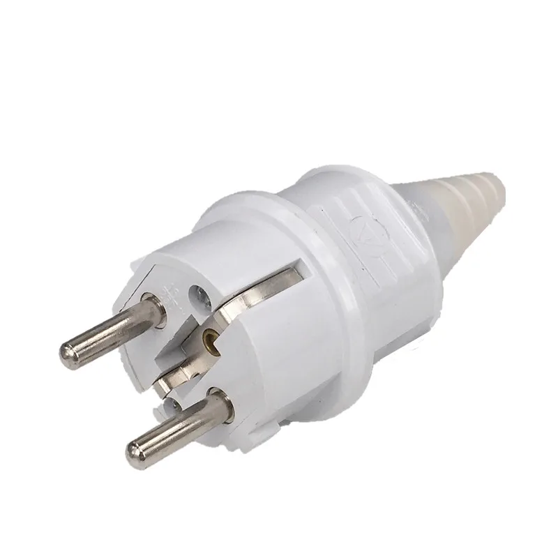 Waterproof IP54 250V 16A Germany PDU UPS EU Power Desktop Outlet Connector Embedded Electrical Panel Receptacle AC Socket Plug