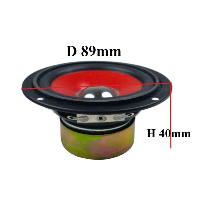 SOTAMIA 2Pcs 3 Inch Full Reange Speaker 4 Ohm 15W Sound Music Speaker Hifi Stereo Mini Loudspeaker Sound Audio DIY Home Theater
