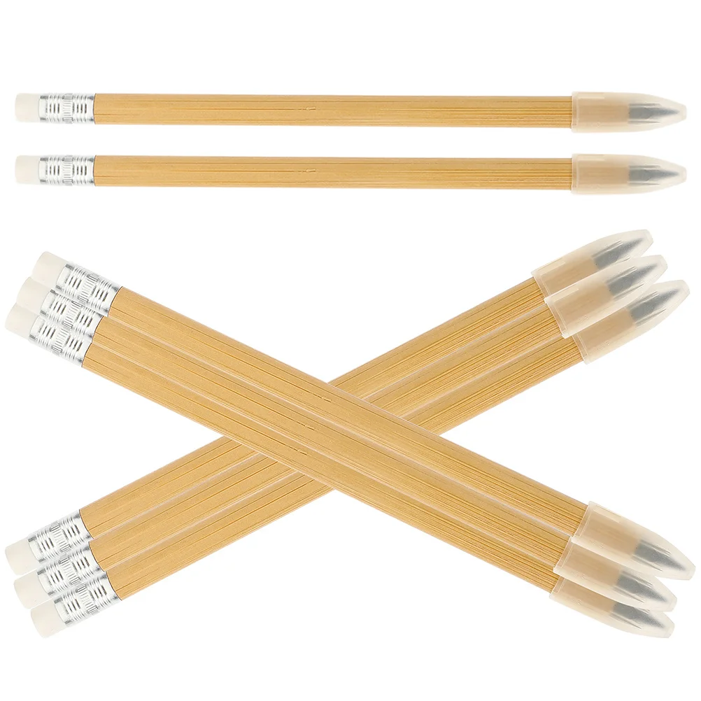 

8 Pcs Graphite Eternity Drafting Supplies Inkless Wood Kids Pencils Without Not Old Reusable Creative Forever