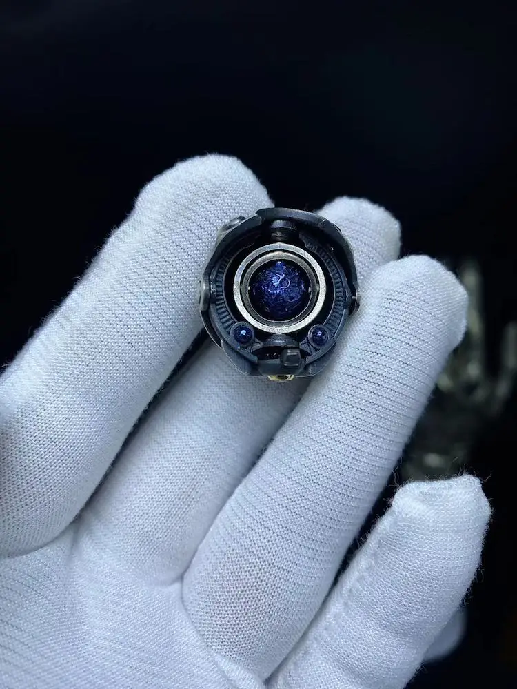Eye of Horus Eye of God Insight into the plan 925Silver18KGold Titanium Metal EDC Pendant 5