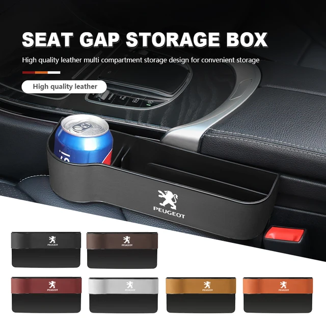 2021 car-styling Car Seat Gap Storage Box Organizer for Peugeot