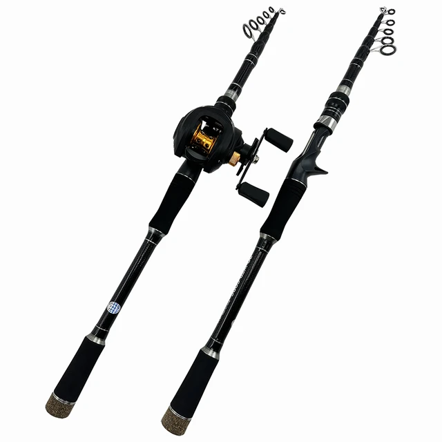 Fishing Rod Fishing Rod and Reel Combo Set 2.1m Carbon Fiber Casting Rod  and 7.2:1 Gear Ratio Baitcasting Fishing Reel Fishing Pole (Size : 2.1m  Left) : : Sports & Outdoors