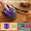 Hair Ball Trimmer, USB Rechargeable Portable Electric Pellets Fabric Sweater Fuzz Remover with Digital LED Display for Clothes 6
