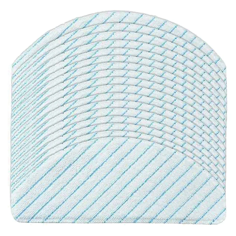 

Hot 240Pcs Microfiber Mopping Pads For ECOVACS DEEBOT OZMO T8 T9 AIVI Vacuum Cleaner Washable Mop Cloth Rags