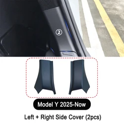 Premium Rear Trunk Bumper Protector Guard - Enhanced Threshold Sill Cover Mat Plate - Model Y (Model Y Side Cover)