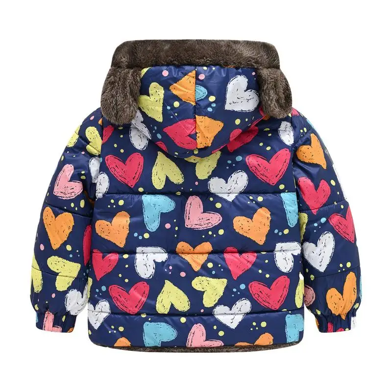 Boys Winter Jacket Kids Outerwear Winter Jacket With Hat Warm Thick Jackets For Camping Mountain Climbing Outdoor Activities