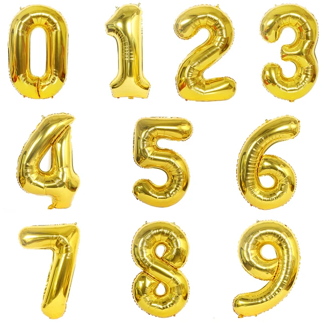 2024 Balloons, 2024 Number Balloons, 2024 Gold Balloons, 40 Inch Large Foil  Number Balloon for Graduation Decorations 2024, Valentines, Anniversary