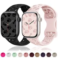 Bracelet for Apple Watch Strap 49mm 45mm 41mm 44mm 40mm 42mm 46mm Silicone Comfortable Band iWatch Ultra Series 9 10 5 SE 6 7 84