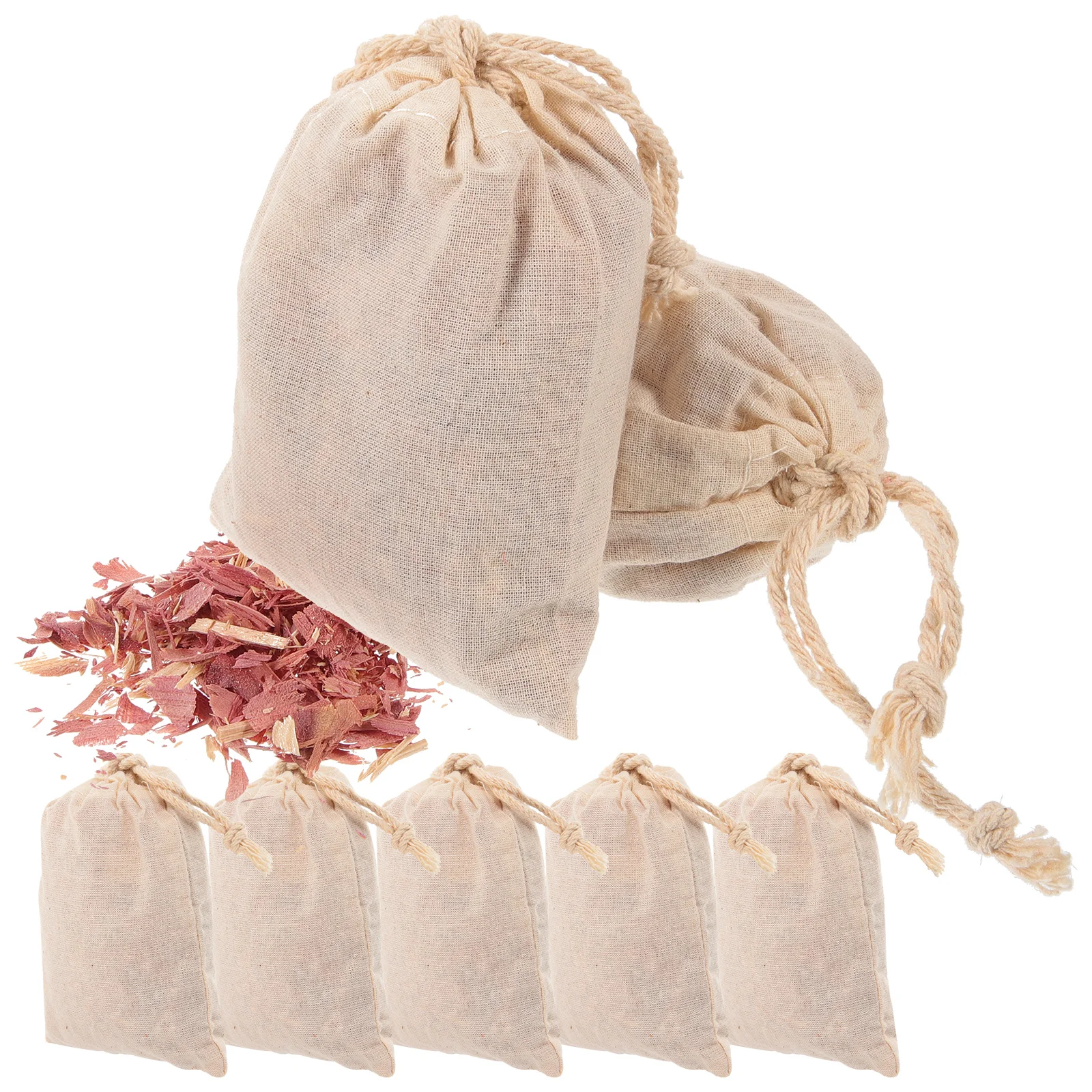 

8 Bags of Cedar Chips Natural Shavings Moisture-proof Shavings