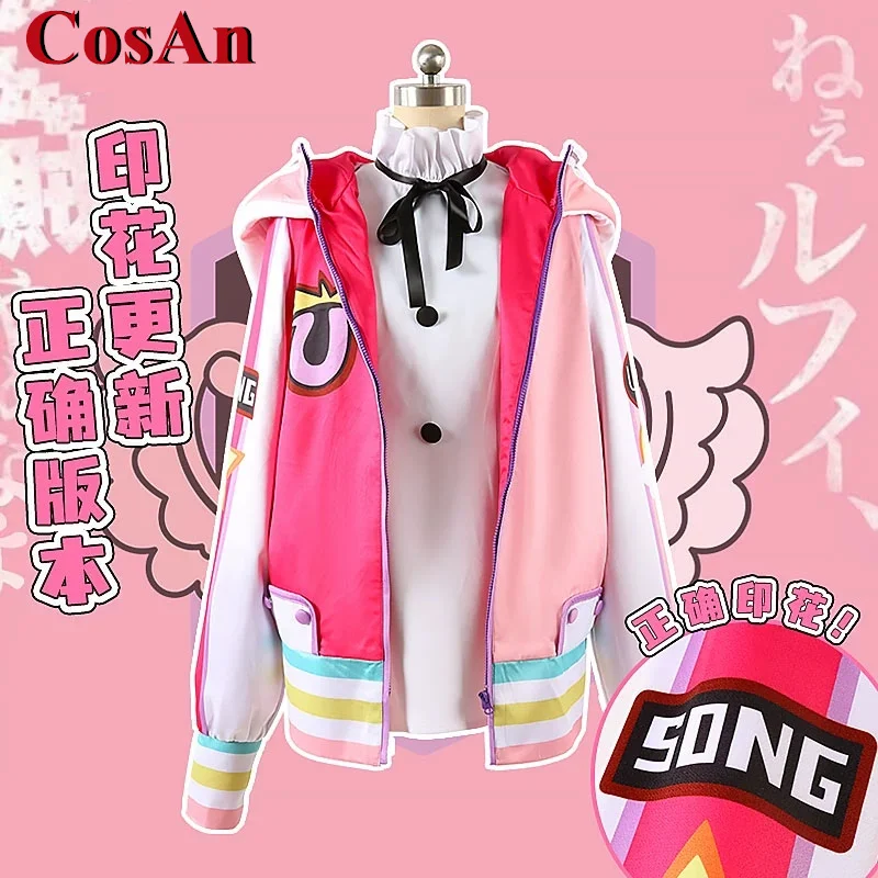 

CosAn Горячая Аниме One Piece UTA косплей костюм фильм красная Милая форма искусственная кожа индивидуальный макияж