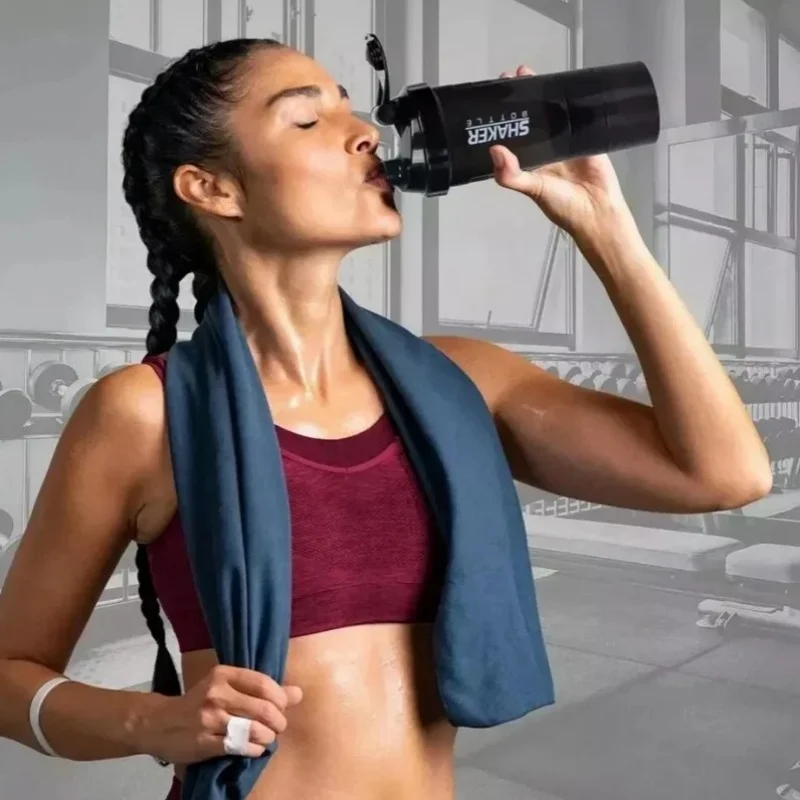 3-Layer Protein Shaker Bottle 6