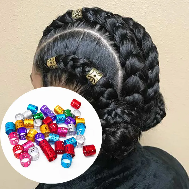 Hair Ring For Braids Hair Clips 100 Pcs Dreadlock Beads Silver Green Yellow  Golden Pink 7 Color Available Dreads Accessories - Links, Rings & Tubes -  AliExpress