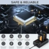 K&F Concept LP-E6/LP-E6N/LP-E6NH Battery Charger Dual Slot Quick Charger for Canon EOS R5 EOS R6 EOS R EOS 5D Mark IV 5D Cameras 4