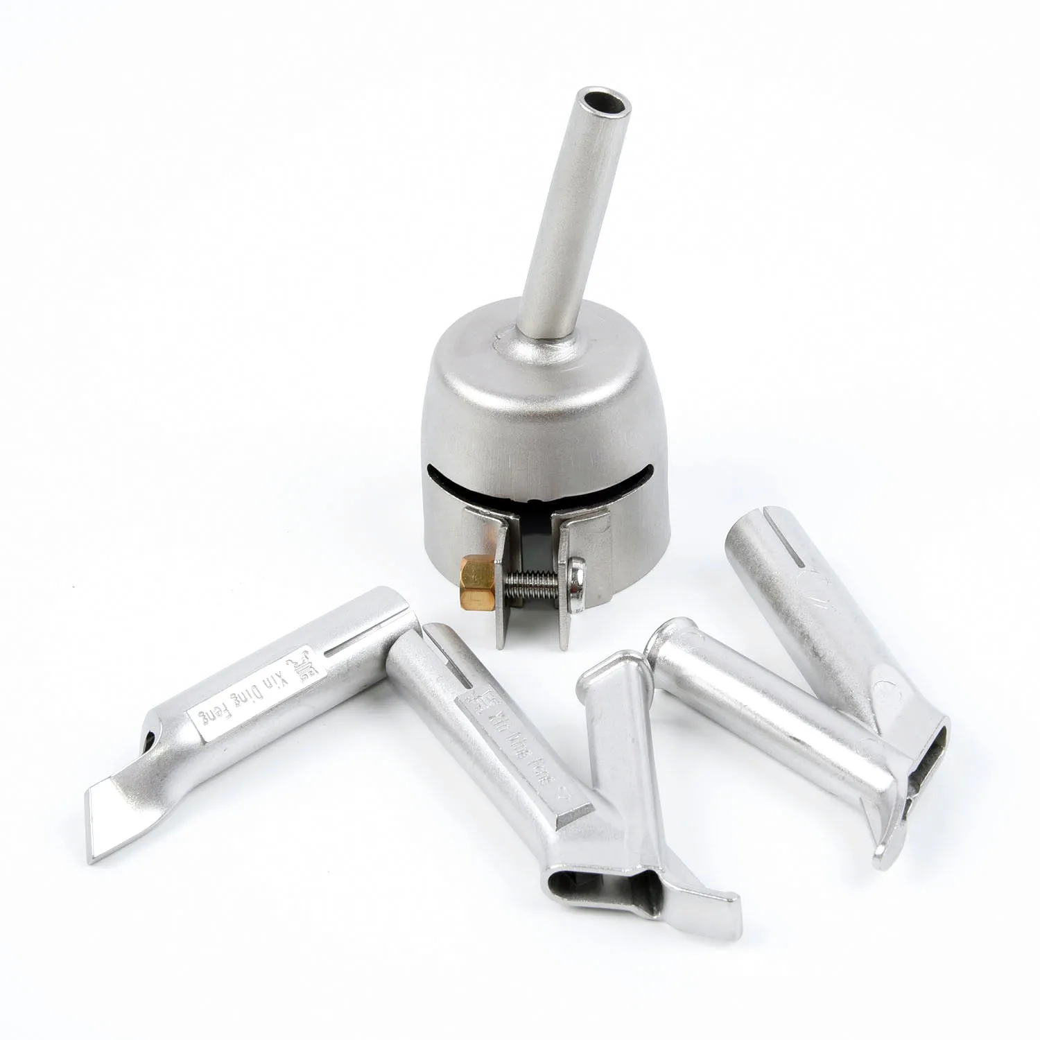 

Round Nozzle Triangular Nozzles Kit 4pcs/Set 5*5*7mm Speed 5mm Welding For Vinyl Plastic Air Gun Titanium Alloy