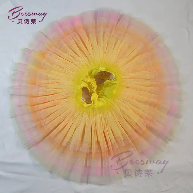 

Orange Professional Ballet Tutu With Pant For Praticing Clothing Dance Dress For Girls Or Women Green Ballet Half Tutu